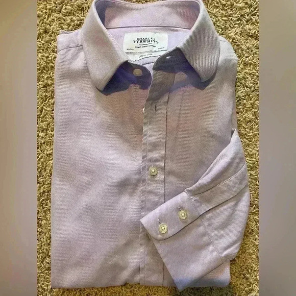 Charles Trywhitt Mens Dress Long Sleeve Button Up Shirt - Picture 1 of 6